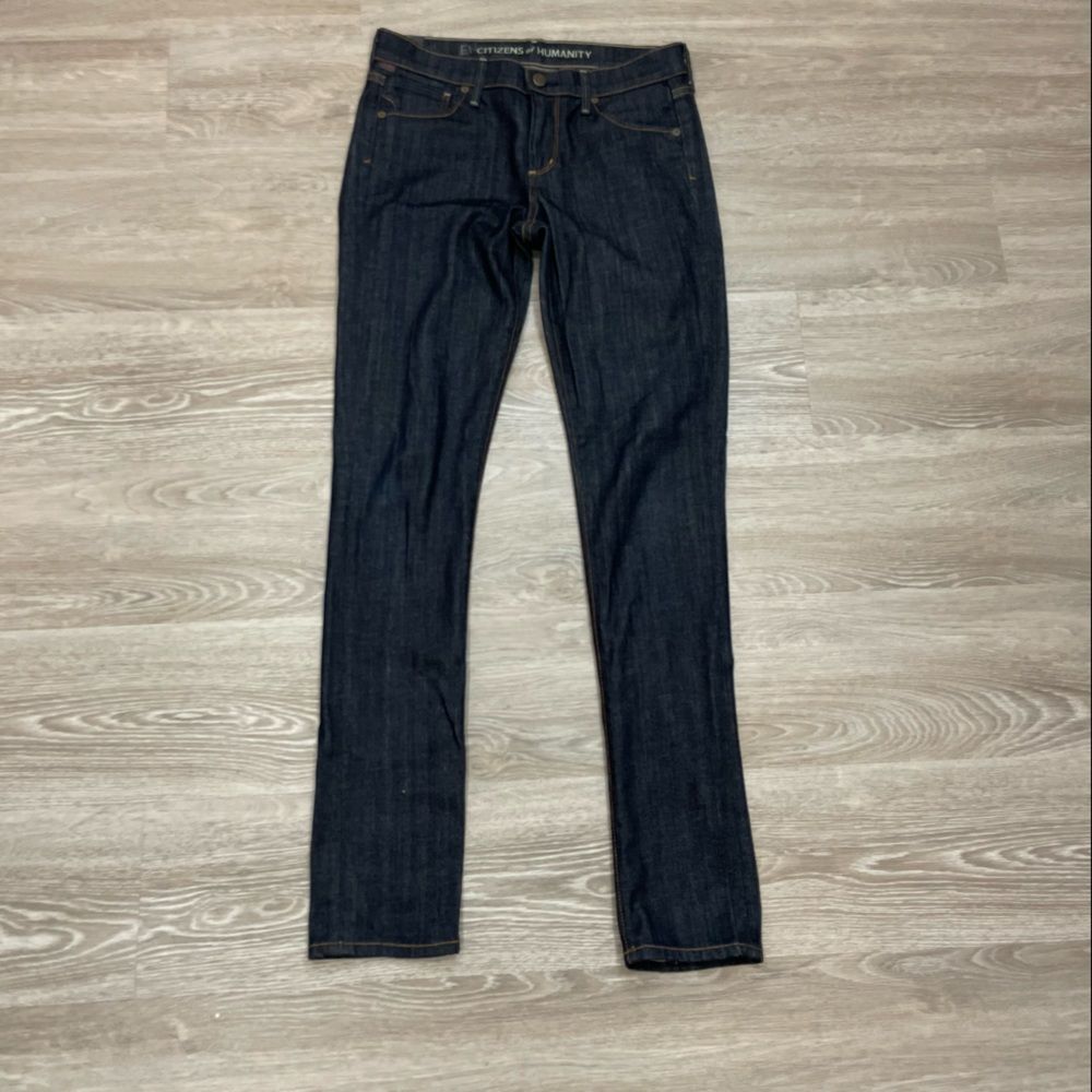 Citizens Of Humanity Women Straight Leg Jeans - Dark Indigo